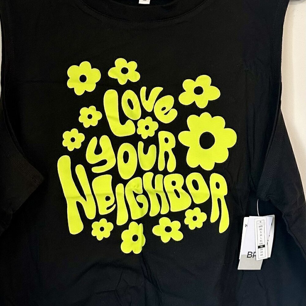NWT BP by Nordstrom Love Your Neighbor Muscle Tank - Size: 1X - Picture 5 of 8